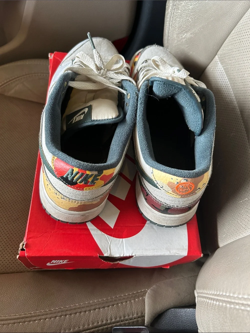 Nike Camo Dunks size 10